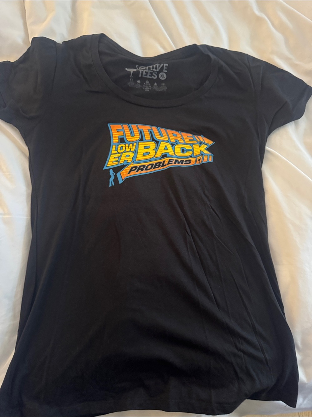 Future Low Back Problems Graphic Tee - Black